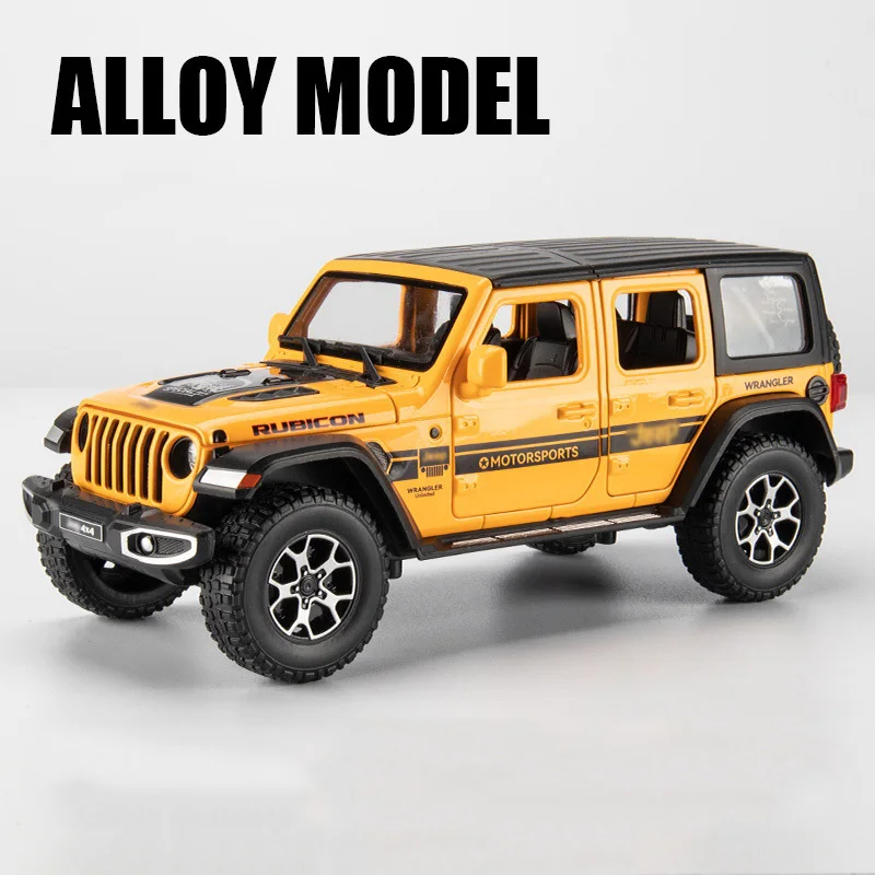 Wrangler G63 Alloy Diecast Off-Road Toy Car with Sound and Light Effects