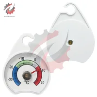 Thermomètre de réfrigérateur-30-20 deg C Thermomètre de réfrigérateur classique Grand cadran Thermomètre pour congélateur Réfrigérateur Refroidisseur 6