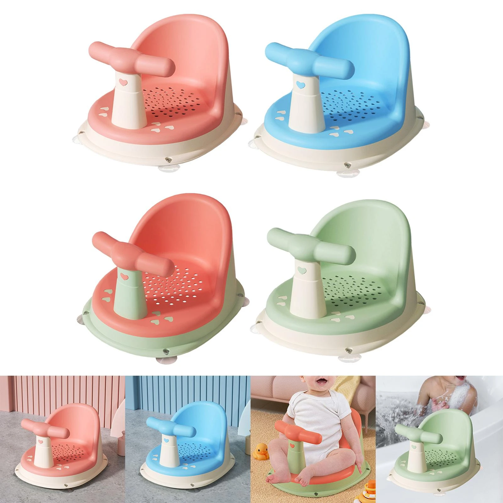 Bath Seat Chair Bathing Seat with Suction Cup for Toddlers AliExpress