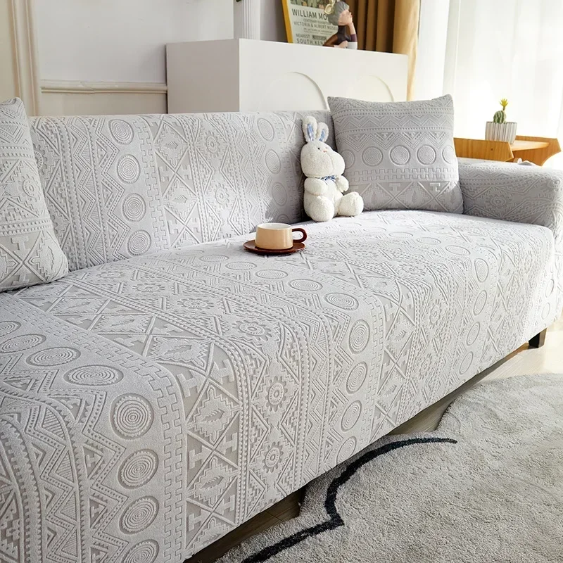 

Stretchy Corner Sofa Cover Universal Couch Chair Cover for 1/2/3/4 Seats Anti-scratch Slipcover Cozy Futon Lazyboy Protector