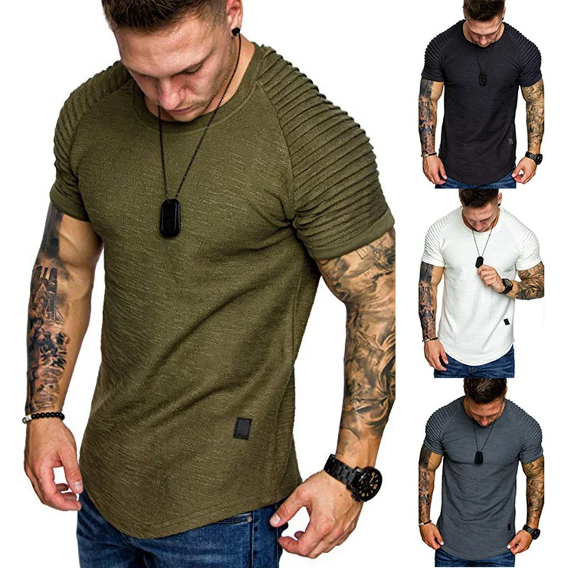 

Men'S Fitness Gym Sports T-Shirt Compression Quick Dry MMA Boxing Jogging Training Tennis Musculation
