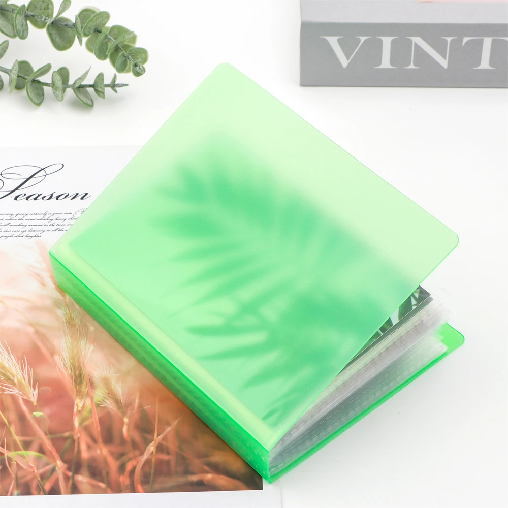 A6 Size Sticker Photo Storage Album Clear Storage Book Organizer Folder 40 pages for Stamp Cutting Dies Postcard