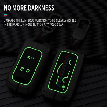 Cover per chiave/telecomando per Chery Tiggo 8 7 5X 2019 2020 Smart Keyless Remote Fob proteggi custodia portachiavi accessori per supporto auto-Styling - Coperchio chiave auto per Chery Tiggo 8 7 5X 2019 2020 Smart Keyless Remote Fob