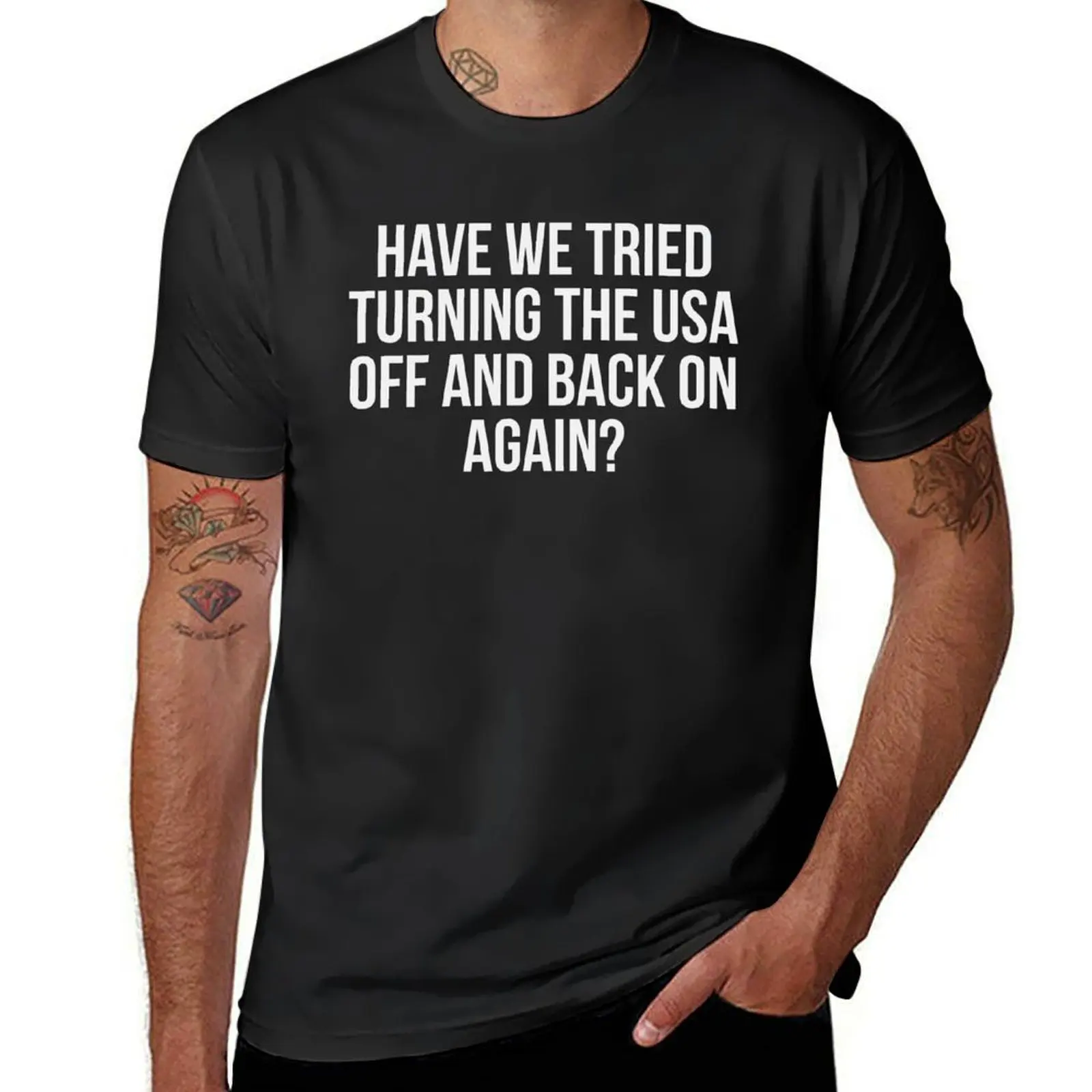Have We Tried T-Shirt graphics new edition summer tops mens champion t shirts