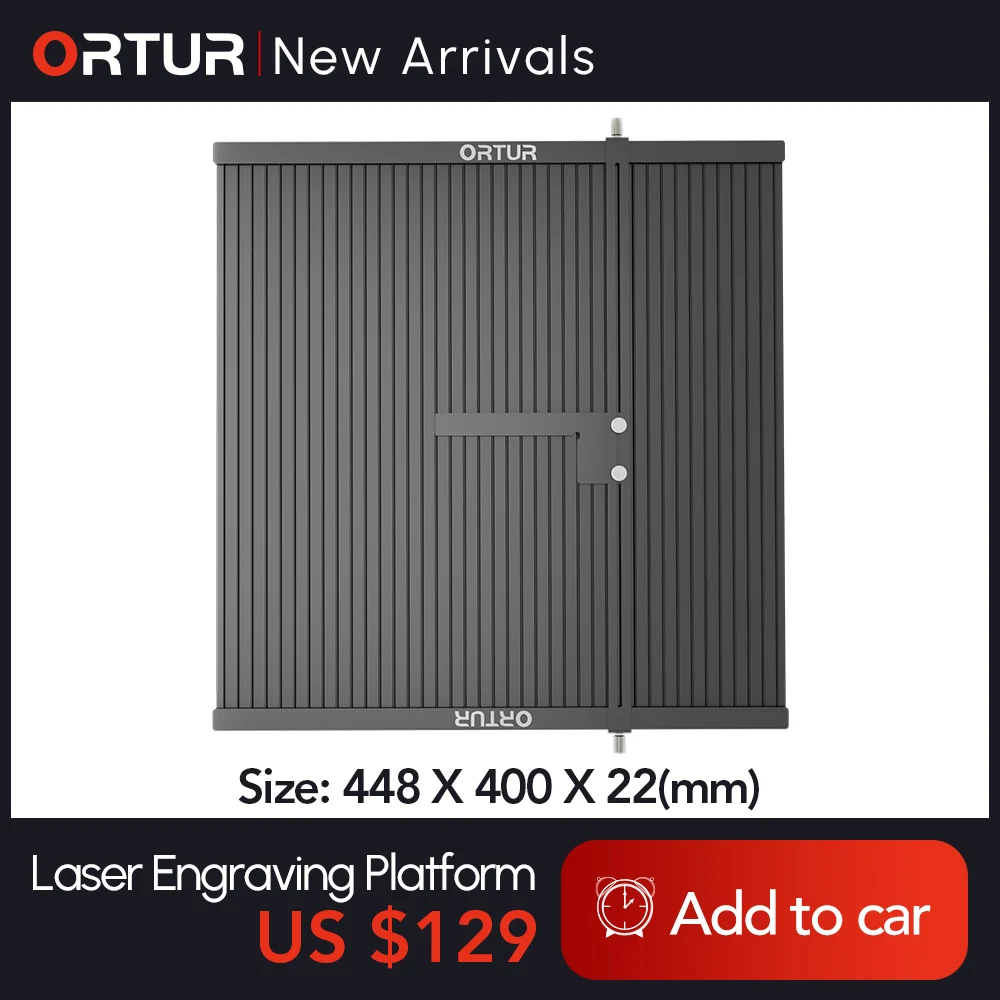 

Платформа для лазерной гравировки Ortur, высокопрочная стальная настольная Защитная Алюминиевая Рабочая панель «сделай сам» для лазерной резки