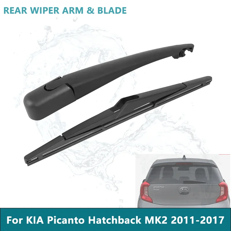 BackWindshieldWindscreenWiperBladeSetKitForKIAPicanto