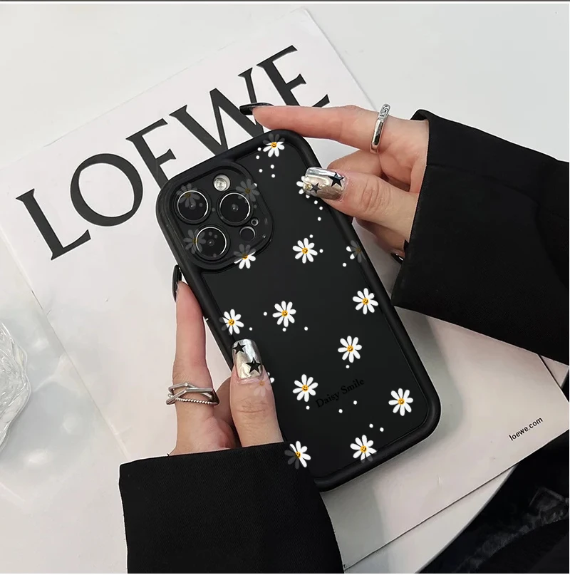Daisy Flower Floral Phone Case - Stylish Protective INS Casing