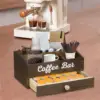 Coffee Station Organizer Portable Countertop Organizer for Cafe Office Home 2