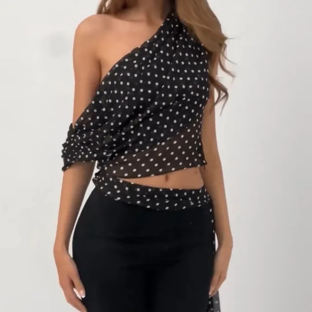 Polera Crudo Con Lazo Frontal | Cuotas Sin Interés