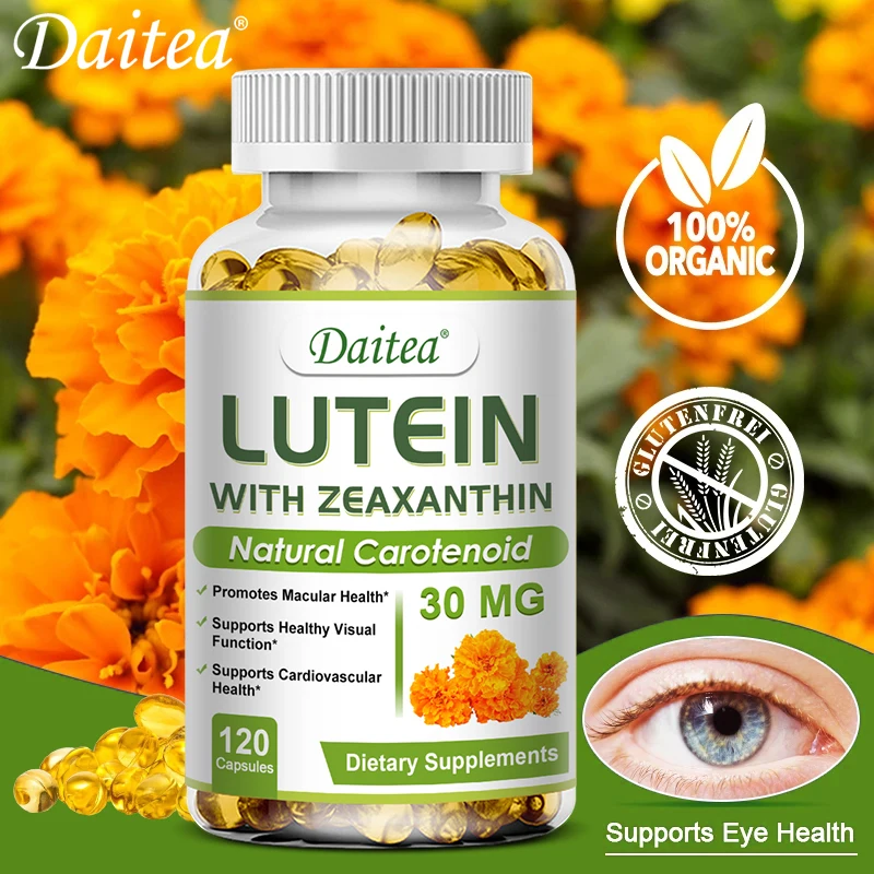 

Eye Vitamin and Mineral Supplement Containing Lutein and Zeaxanthin To Support Eye Fatigue and Healthy Adult Vision