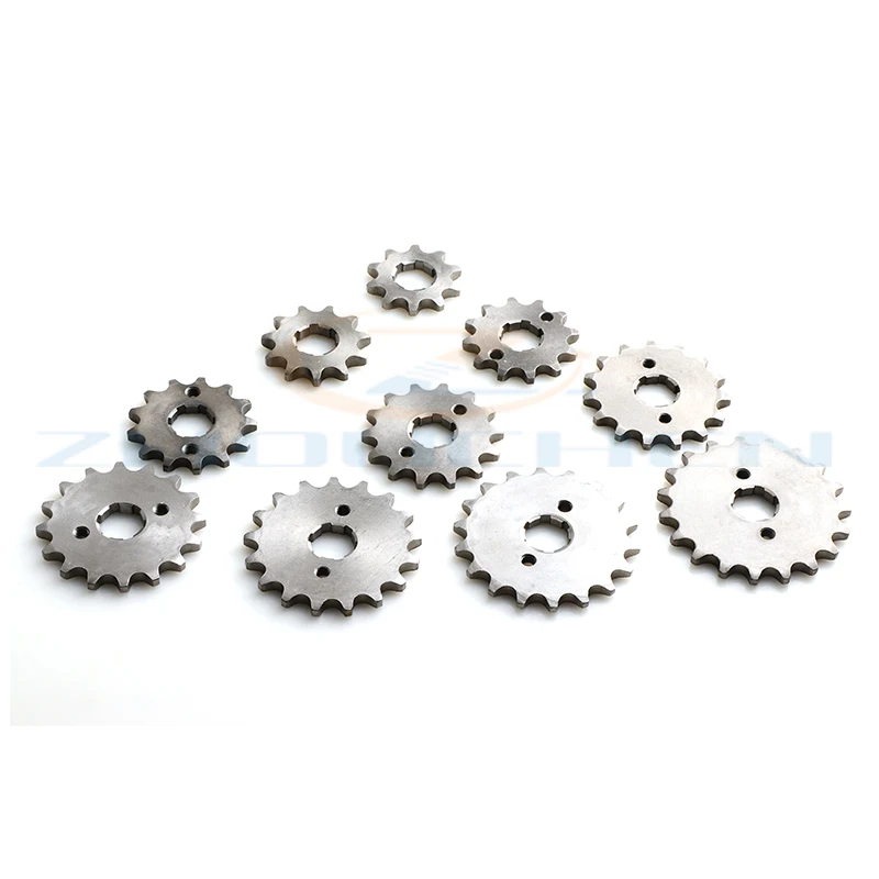 420 Chain 17mm 20MM 10 -19 Teeth Front Engine Sprockets For Taotao Kayo BSE Xmotos Apollo SSR 110 125cc Dirt Pit Bike ATV Quad