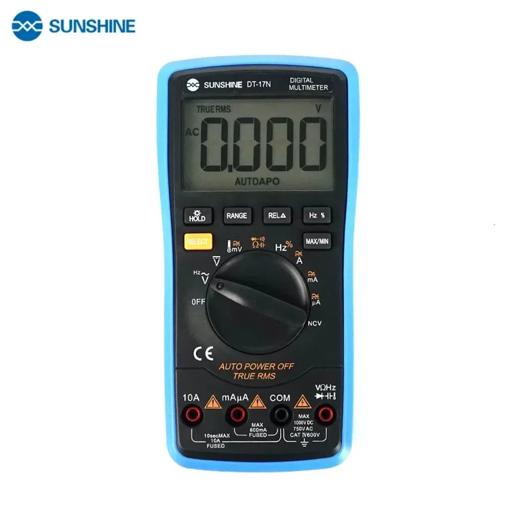 SUNSHINE DT-17N High Precision LCD Display Digital Multimeter Current Resistance Measure Tester Electronic Measuring Equipment digital multimeter multimeter tester