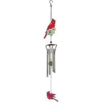 Cardinal Bird Wind Chime Red Bird Wind Chimes Outdoor Decorations Garden Backyard Church Hanging Decor 1