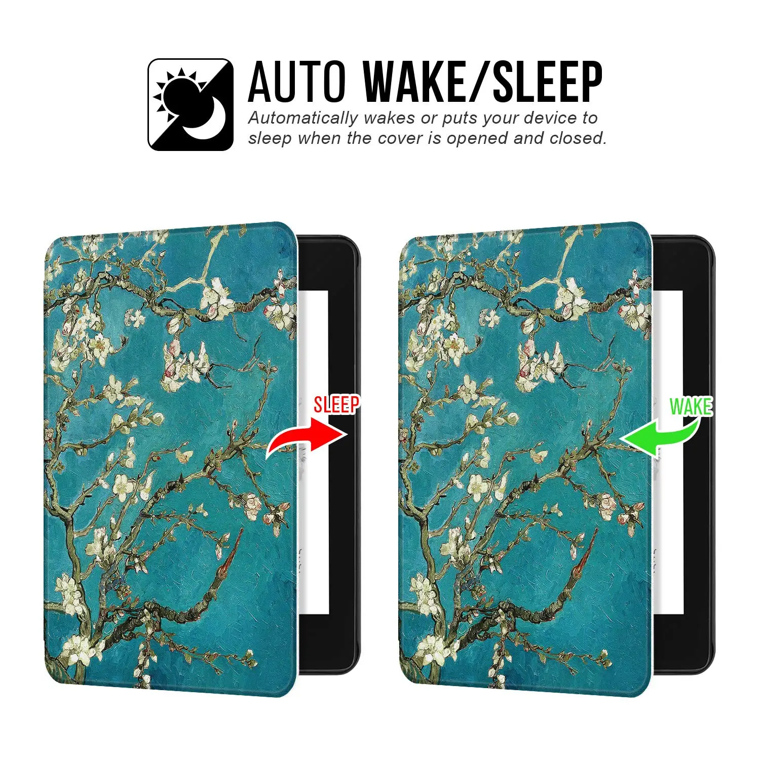 para Kindle Paperwhite 11th Case Inteligente para Kindle 10th Pintado Premium Capa para Paperwhite 7th Magnético Protetor Slimshell - Imagem 4