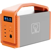Portable Power Station, LiFePO4 Solar Generator, 2*600W (Peak 1200W) AC Power Sockets, 100W USB-C, 556Wh 1