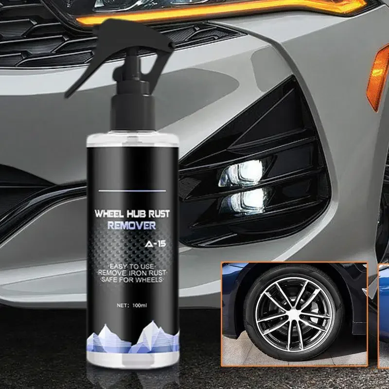 100ML Car Wheel Cleaner Auto Rim Degreaser Spray Brake Dust Remover