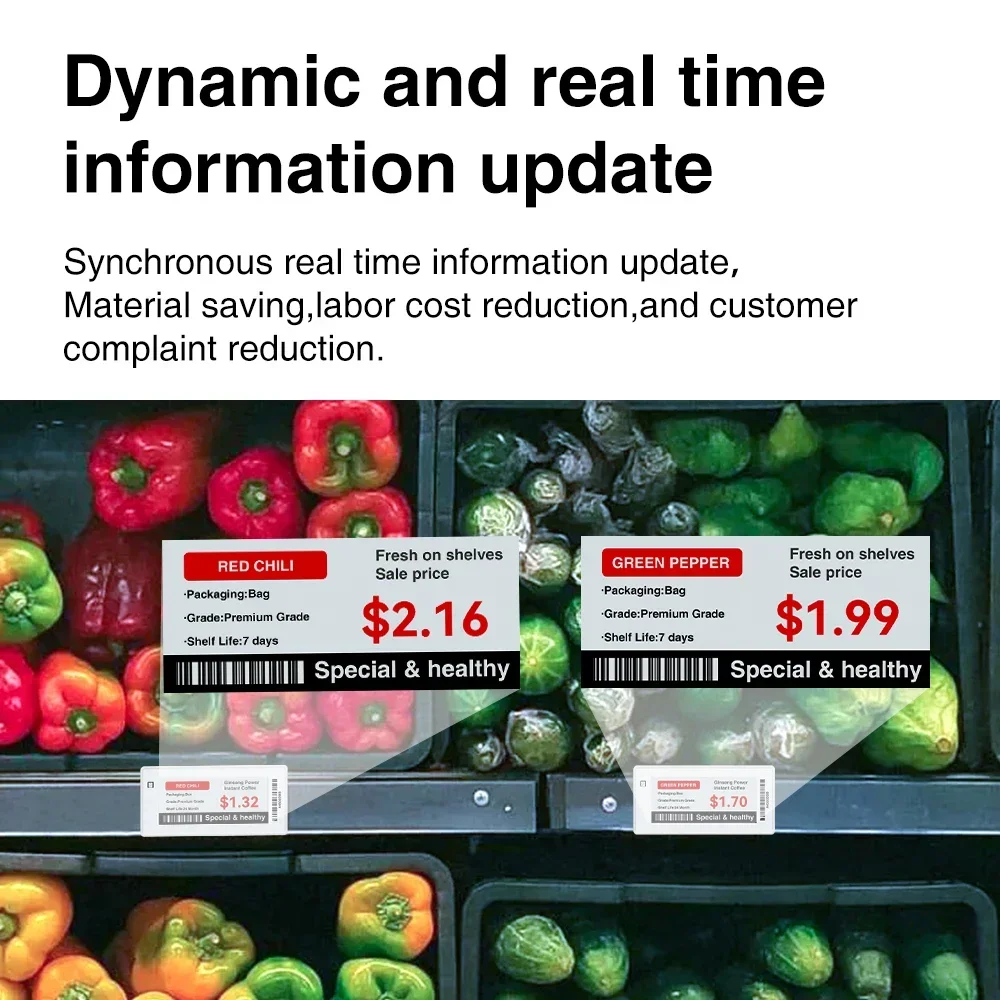 베이스 스테이션 전자 선반 라벨 디지털 데모 키트 ESL 전자 가격표 게이트웨이 시스템