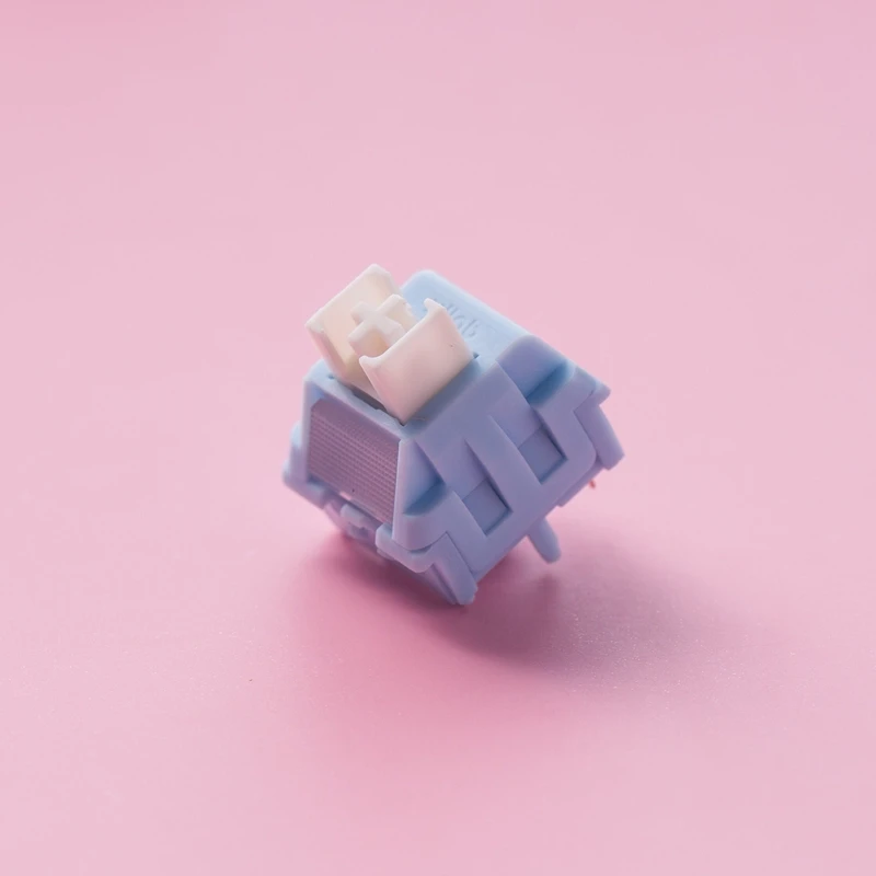 XLLAB X LICHICX 요거트 스위치 5핀 HIFI 리니어 무소음 스위치 35g 45g POM 부드러운 공장 윤활 처리된 기계식 키보드용 스위치