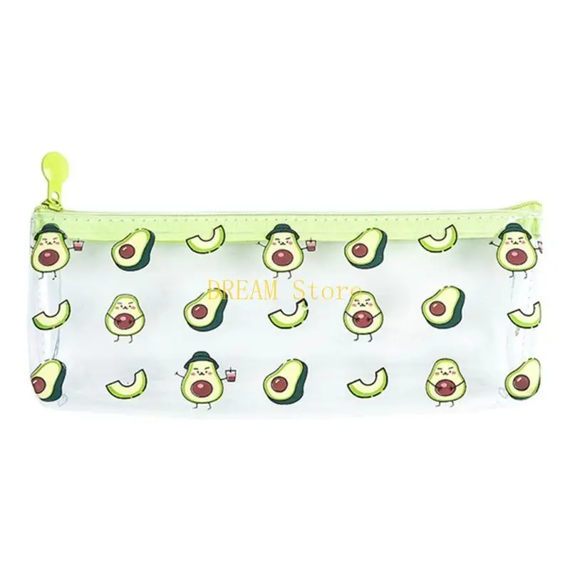 케이스 대용량 펜 가방 투명 PVC 펜 박스 데스크 펜 홀더 소년 소녀 최고의 판매를위한 휴대용 연필