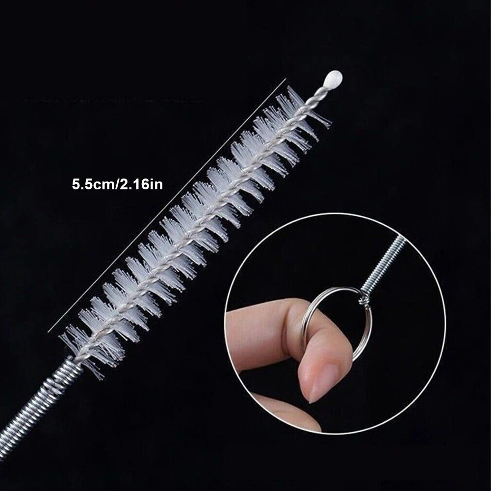 5pcs Fridge Dredging Kit Flexible Refrigerator Scrub Brush Reusable Clean Drain Outlet Dredging Tool Cleaning Syringe Shovel