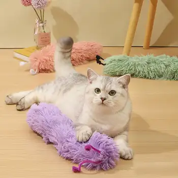 Cat Plush Toy Winter Warm Pillow Catnip Toys Pet Sounding Paper Toy Cat Interactive Self Healing.jpg