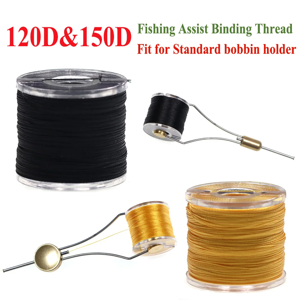 Vtwins 120D 150D UV Slowing Jigging Assist Hook Binding Thread Heavy Duty Assist Fishing Line Hand-knitted Thread Tackle