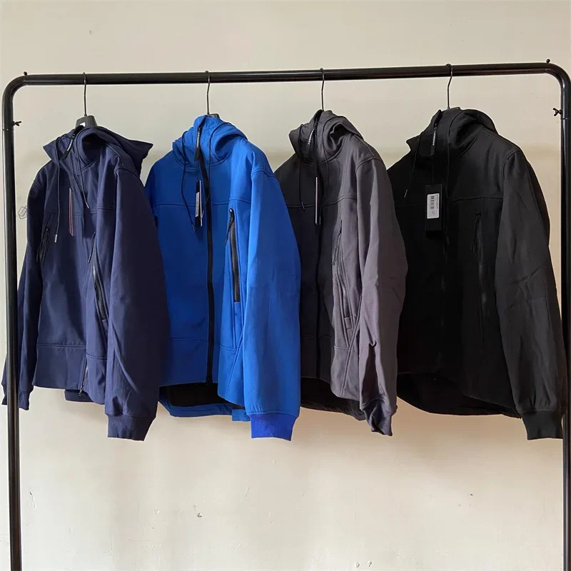 

Winter Mens Hooded Cardigan Jacket Loose Solid Color Korean Fashion Casual Thick Sweater Hood Sweatershirt Windbreaker Coats
