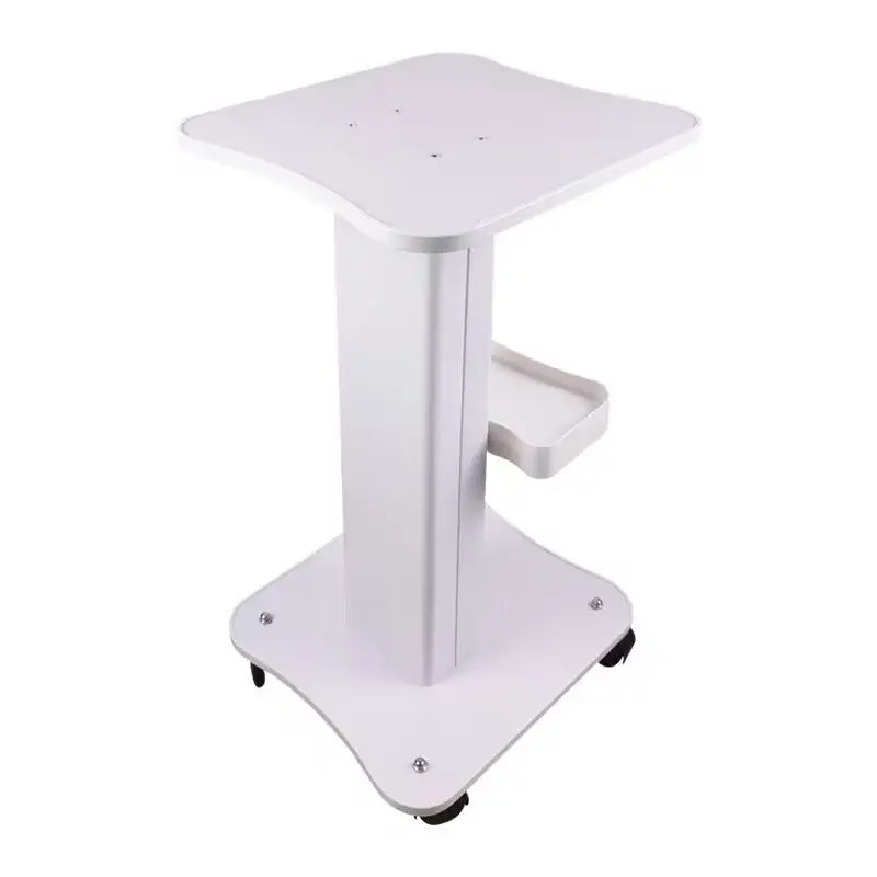 Hairdressing Supplies Salon Trolley Stand Wheel Barber Shop Beauty Tool Storage Tray White Rolling Cart Shelf