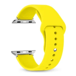 Premium Silicone Watch Strap - Elegant & Durable Bracelet Replacement for Series 10 46mm (Yellow)