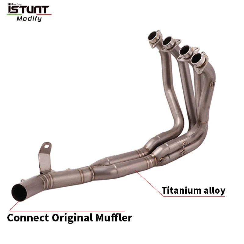 Motorcycle Exhaust Titanium alloy Front Pipe Motorcross Escape Moto Modified Slip on For Kawasaki Z900RS Z900 RS 2017-2020 - Image 6