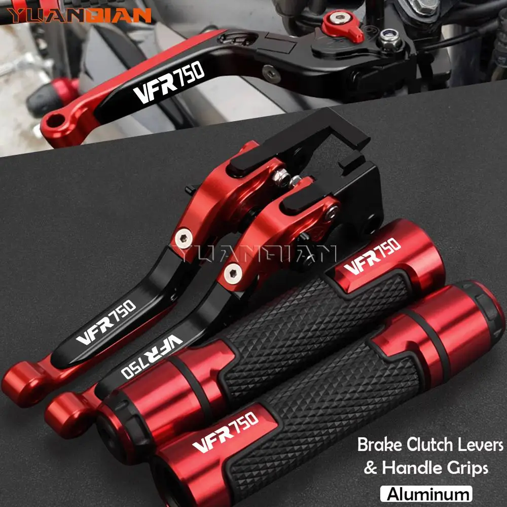 

For honda VFR750 VFR 750 F/R/FH/FV VFR750F VFR750R 1986-1998 1997 1996 1995 1994 Motorcycle Brake Clutch Lever & Handlebar grips