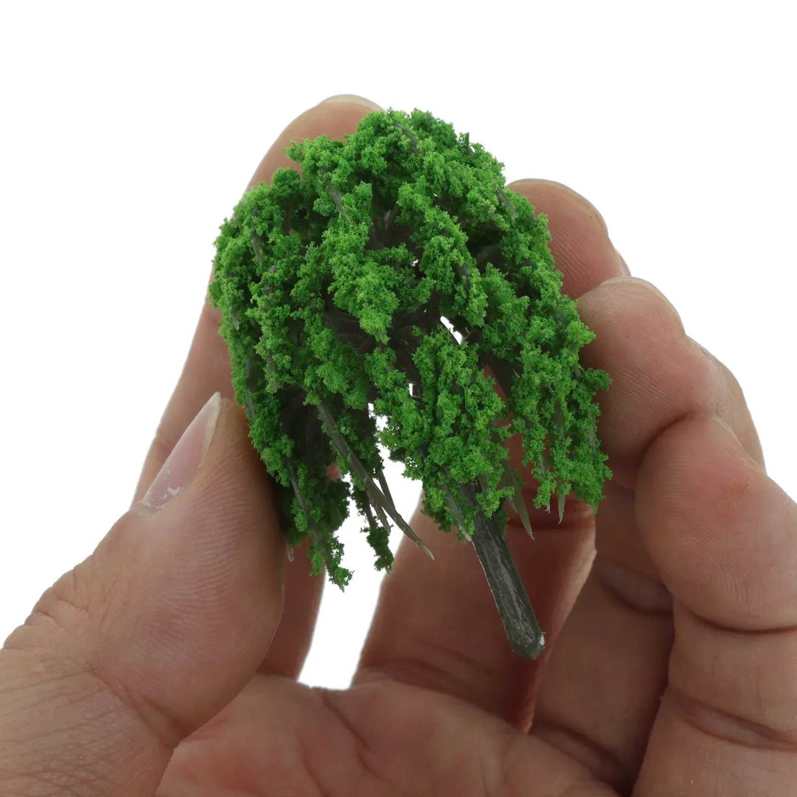 Árboles En Miniatura Para Maquetas - 20 Unidades Sauce De 5 Cm, Verde, Para Trenes Y Dioramas