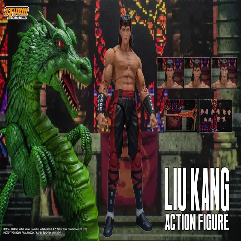 

Original Genuine Storm Toys DCMK11 1/12 LIU KANG Full Set 6'' Action Figure Model Toy In Stock