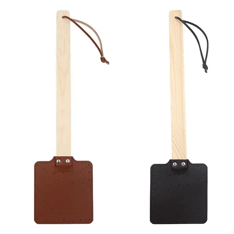 Fly Swatter Leather Fly Swat For Home Flexible Eliminate Swats Summer Mesh Home Lengthening For Garden Outdoor