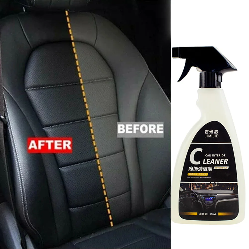 

Car Interior Dashboard Retreading Agent Car Plastic Parts Cleaner Roof Fabric Velvet Cloth Cleaning Leather Seat Reducing Agent