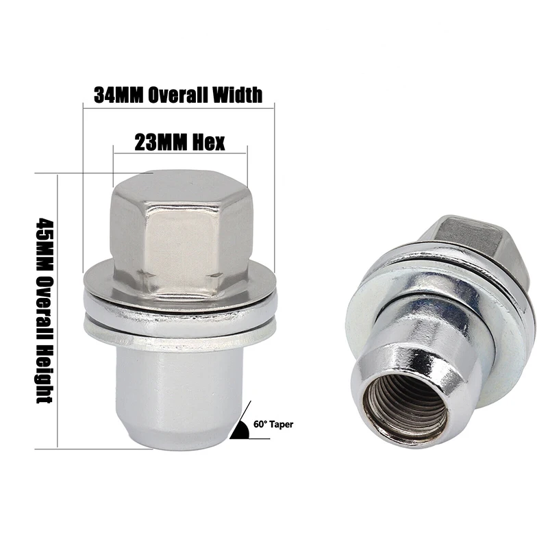 Écrou De Roue En Alliage Inoxydable, Pour Land Rover L322 Discovery 3 4 5 Range Rover Oem Rrd500Ouvriers Rrd500Gaining Rrd500590 Ldpkg, 10 Pièces