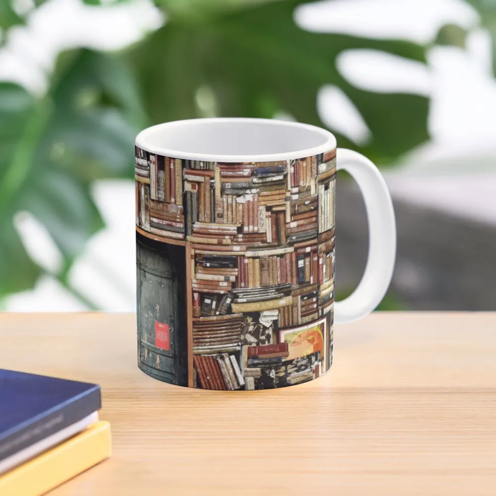 

Bookshelf Books Library Bookworm Reading Coffee Mug Mug For Coffee Thermo Coffee Cup To Carry