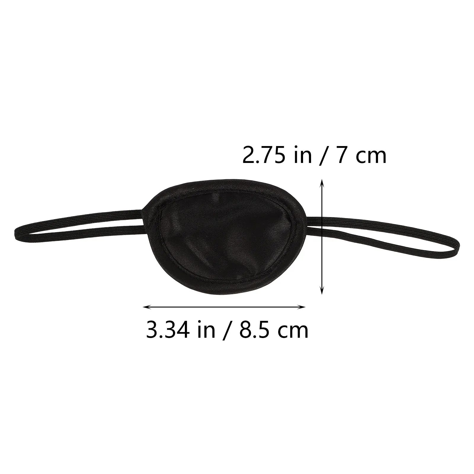 

3Pcs Eye Patch Comfortable Satin Cloth Professional Eye Mask Amblyopia Eye Patch