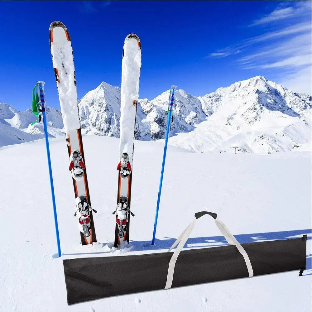 

Snowboard Bag Waterproof Wear-resistant Adjustable Portable Equipment Outdoor Skiing Travel Length Bag Luggage Accessory Sk Q4y2