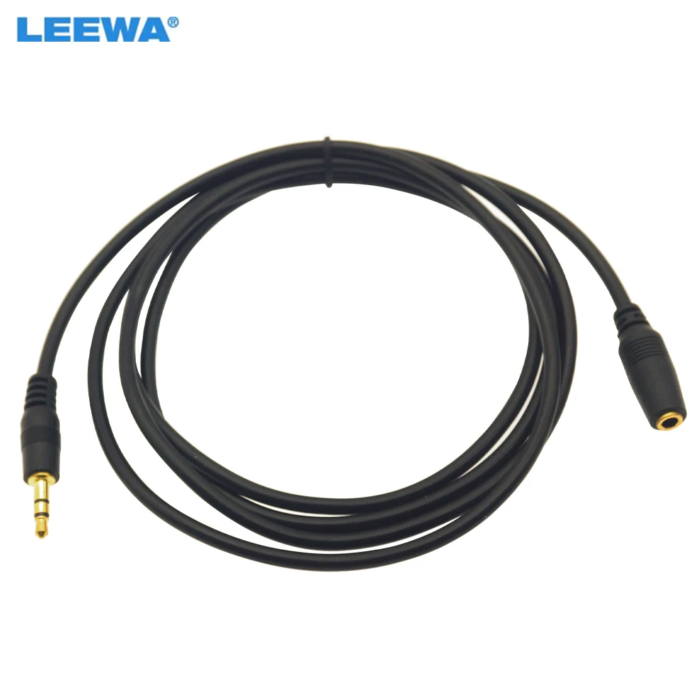 

LEEWA 150cm 3.5mm Female To Male Headphone Adapter Headset Earphone Audio Stereo Cable For Pad Phone Android Mobile MP3 MP4 Wire