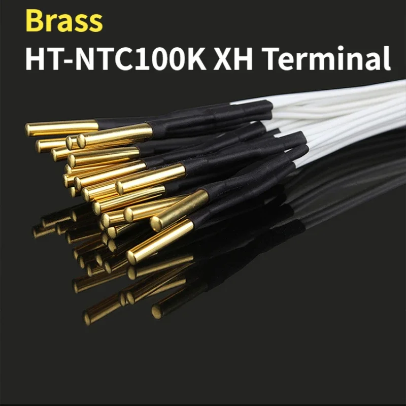 1M/2M HT-NTC100K Thermistor Temperature Sensor High Temperature Ntc 100k for E3D V6 Hotend J-head Kit 300Degree B3950 Brass Head 3d printer parts 0 4 1 75mm e3d v6 hotend kit high temperature version 320 degrees j head remote extruder 12v 24v hotend