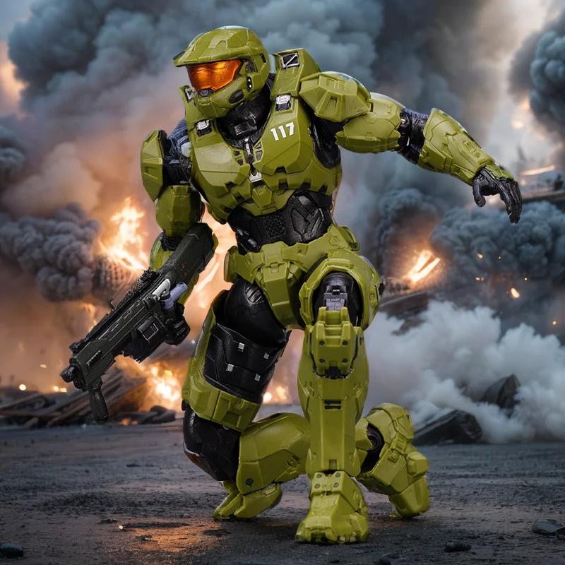 18Cm Halo Infinite Master Chief Mjolnir Mk Vi Scala 1/12 17.5Cm 6 "Action Figure Vi Gen3 John117 Ornamenti Ollectibili Giocattoli