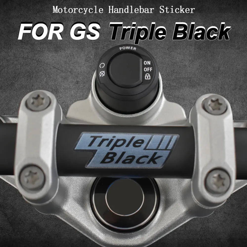 

For BMW GS 1250 Triple Black 2021 2022 2023 R1200GS R1250GS GS1200 GS1250 Adventure Accessories Motorcycle Handlebar Stickers