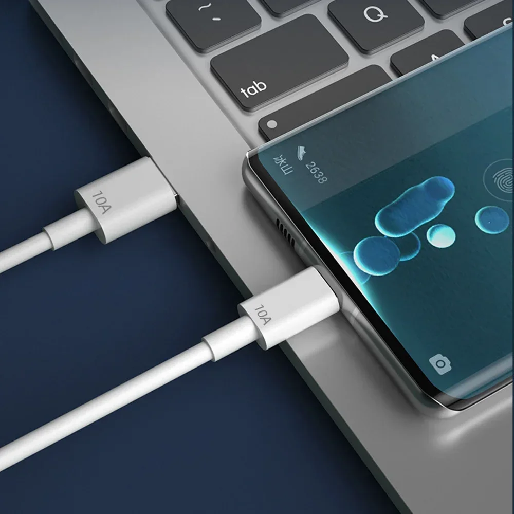 Xiaomi 120W 10A Fast Charger Cable Universal Type C Charging Cable High-speed Data Transfer Wire Cord for Samsung Huawei iPhone