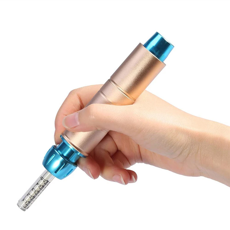 0.5ml gold Noninvasive injection pen Atomizer Sterile Hyaluronic Acid Pen Therapy Hyaluronic Gun Disposable Lip Injection Pen