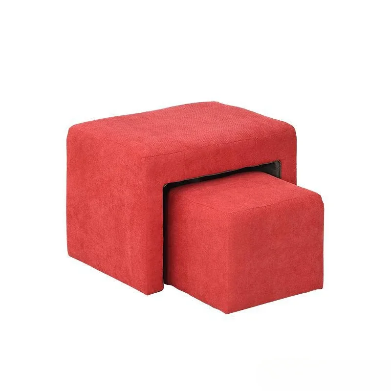high-quality Nail Salon Foot Bath Pedicure Shop Size Stool Technician Put Foot Sofa Chair Linen multifunctional