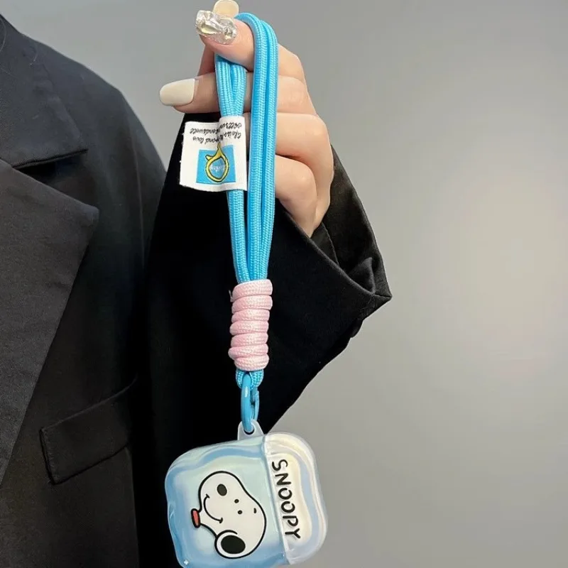 thumbnail image 1 of Funda para auriculares Snoopy Charlie Brown para Apple Airpods Pro 1 2 3, funda protectora con dibujos animados y correa para el cordón, accesorios, 1 of 5