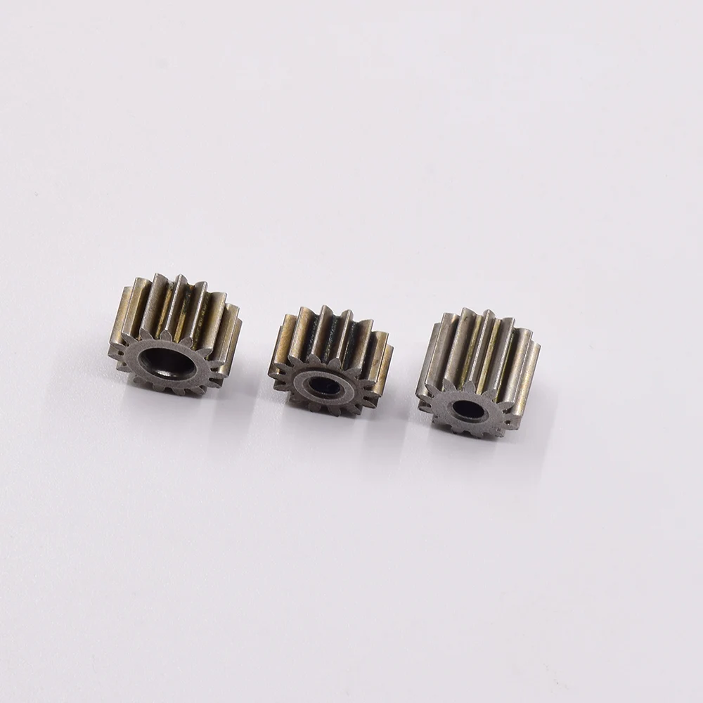 Motor Gear Transmission Gear 13T-15T Teeth Metal Steel Gear for Electric Cordless Drill Tool Saw Gearbox RS-775/755/735 Motor 3mm/5mm Shaft