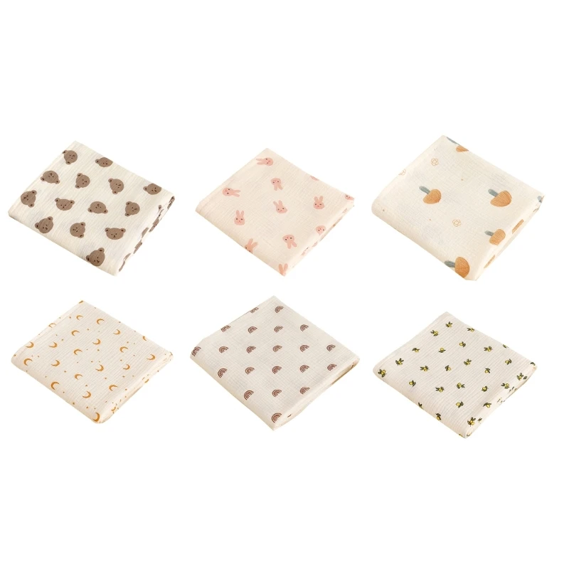 

67JC Baby Stroller Blanket Muslin Towel Gender Neutral Pushchair Cover Nursing Cover