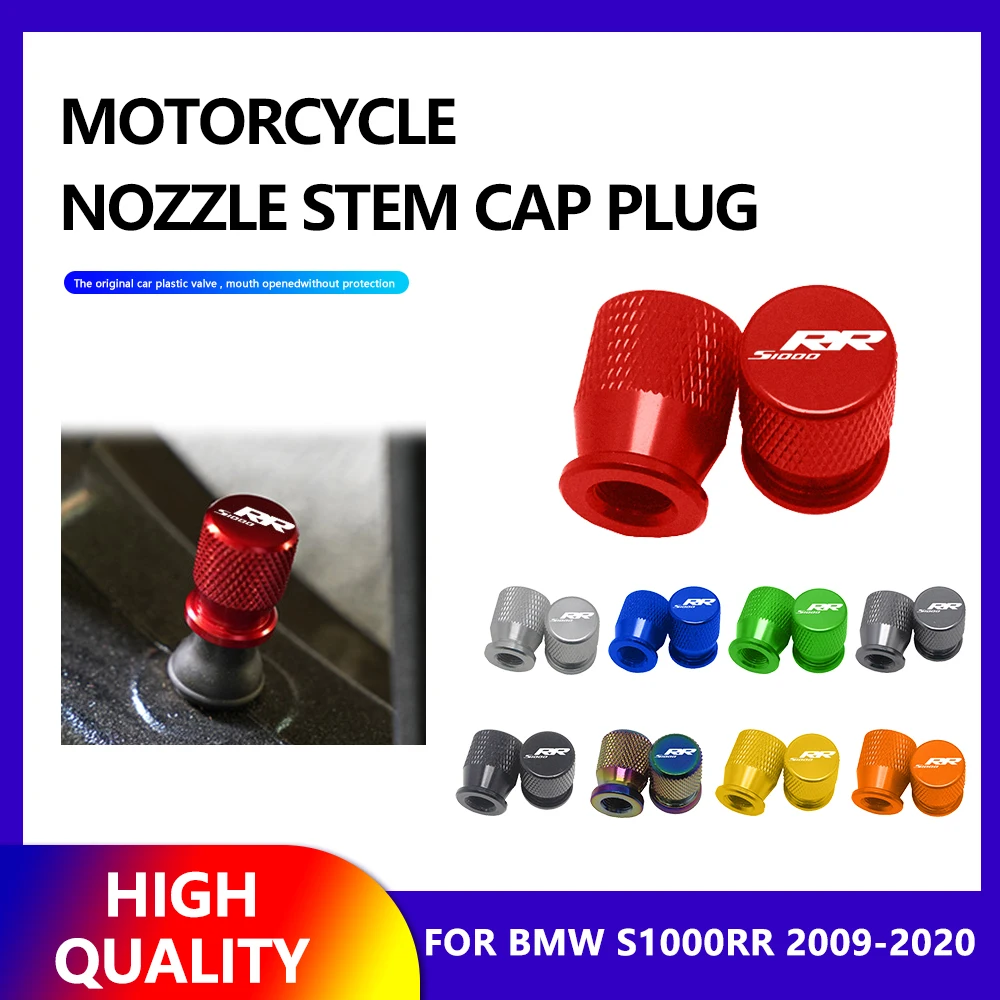 

S1000RR Motorcycle Tire Valve Air Port Stem Cover Cap Plug CNC Accessories for BMW S1000RR 2009 - 2015 2016 2017 2018 2019 2020